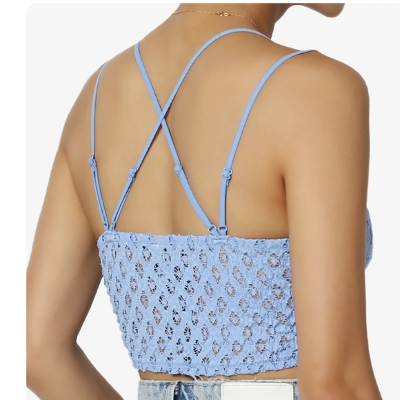 Zenana (Adeline) crochet Lace Bralette size 1x - Picture 3 of 8